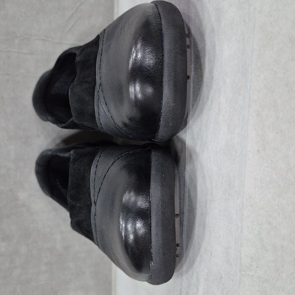 Abeo Etta slip on shoes women's 8 black leather suede Pro Systems Orthotic Core - Picture 12 of 13